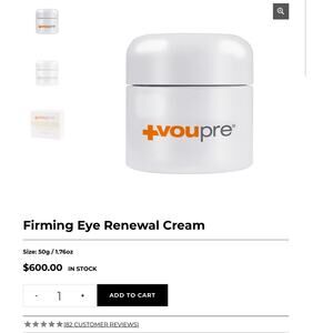 NEW +VouPre Firming Eye Renewal Cream MSRP $600